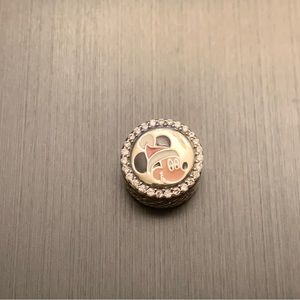 Authentic Pandora Disney Mickey Happy Holidays CZ Charm